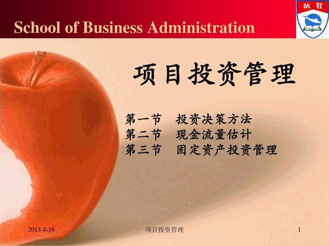 项目投资管理课件